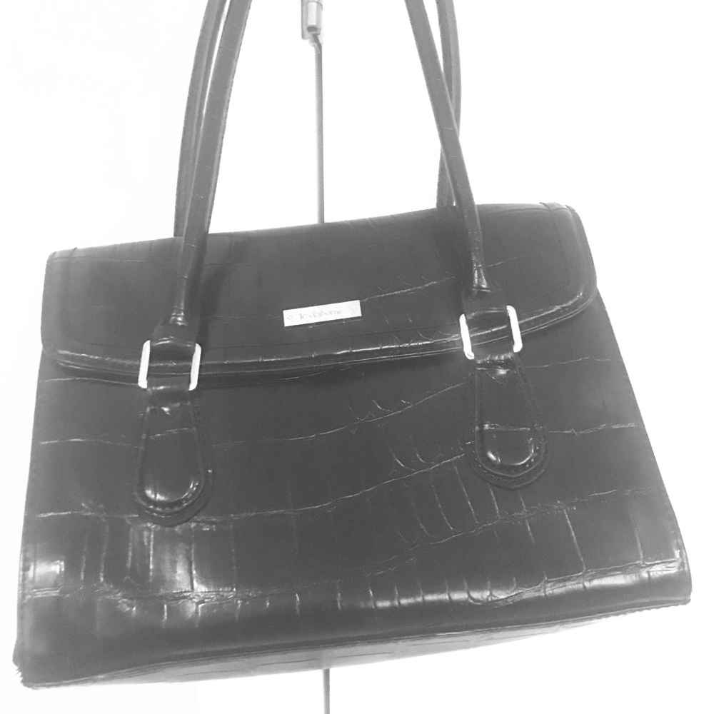 Liz Claiborne crocodile pattern purse